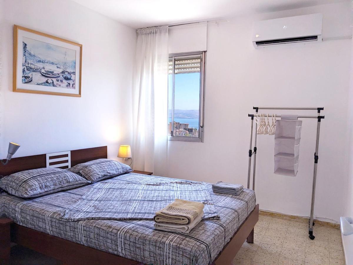 1Bdrm Apt With Panoramic View Of Sea And Mountains Tiberias Kültér fotó